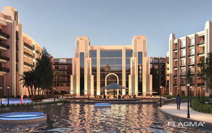 One bedroom with pool view