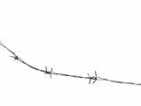 Barbed steel wire, smooth, corrugated, welding - фото 1